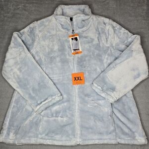 32 Degrees Light Blue Teddy Jacket